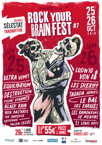Rock Your Brain Fest 2019 Selestat Zone51