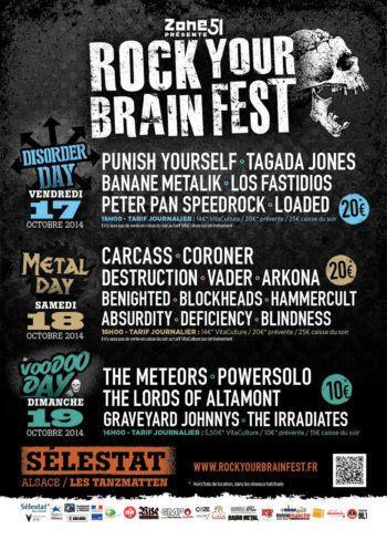 Rock Your Brain Fest 2014 - Selestat - Zone51