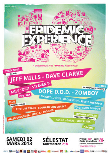 Epidemic Experience 2013 Zone51 Selestat