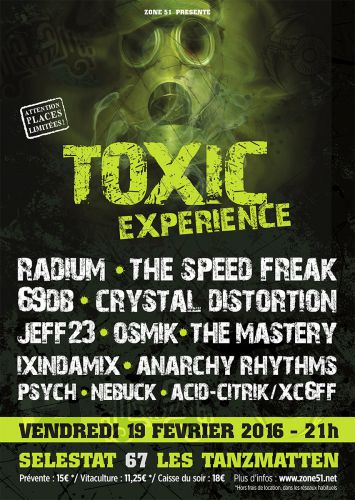 TOXIC EXPERIENCE 2016 ZONE51 SELESTAT