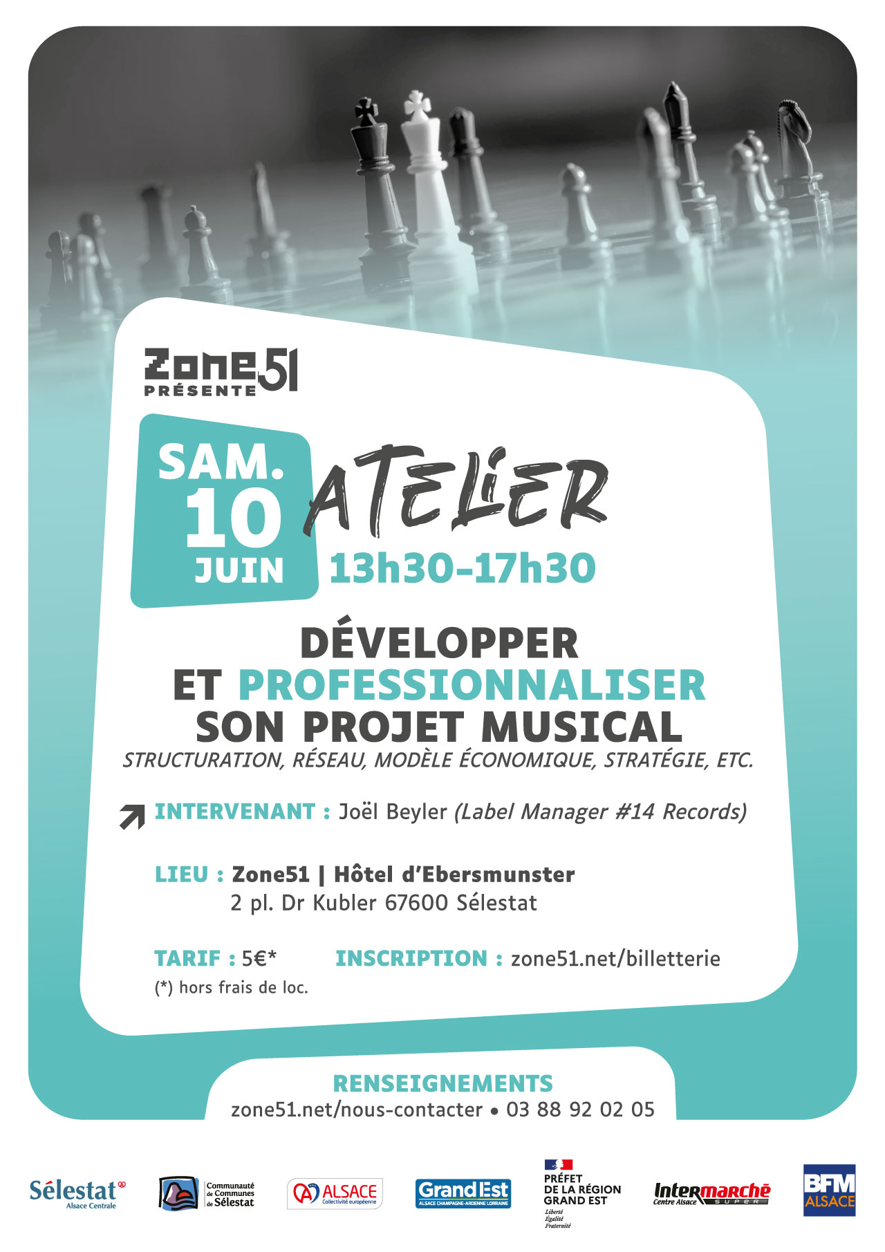 ZONE51 - SELESTAT - DEVELOPPER PROJET MUSICAL