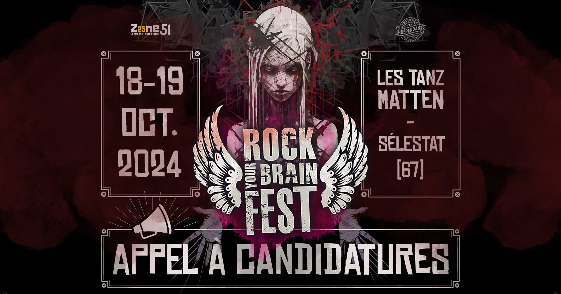 Rock Your Brain Fest 2024 Appel à Candidatures