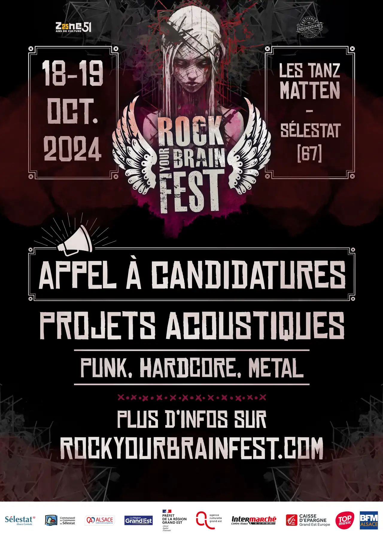 Rock Your Brain Fest 2024 Appel à Candidatures