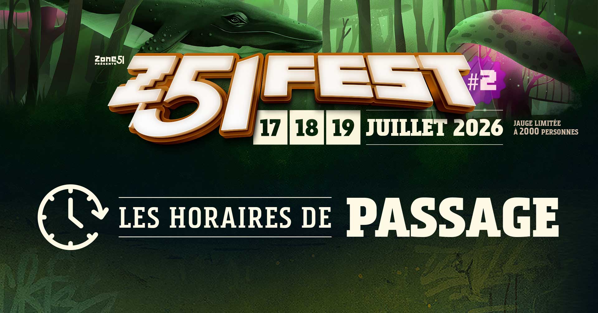 Z51 fest 2026 horaires